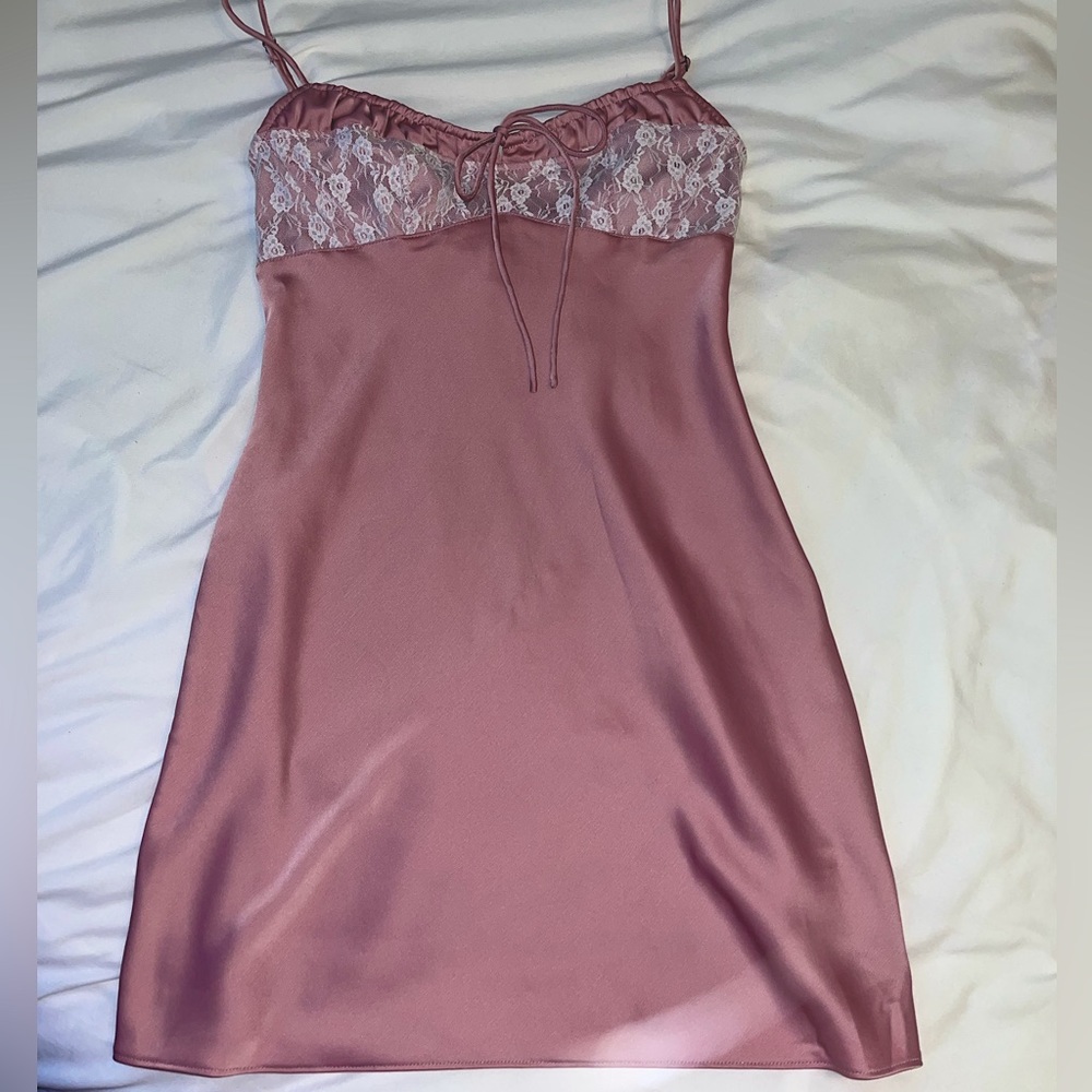Silk mini dress from urban outfitters